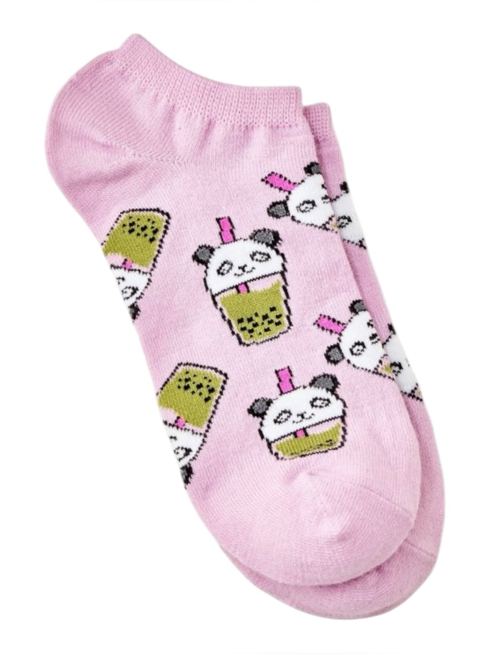 Panda Boba Low Cut Socks